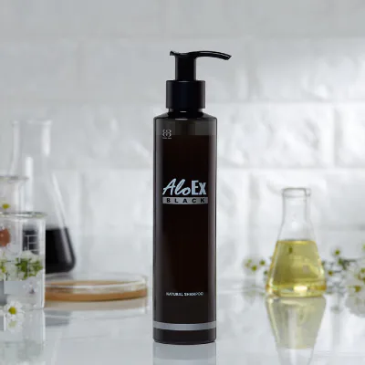 AloEx Black Shampoo — 'KHAO NIEW DAM' (Black Sticky Rice) formula