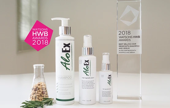 AloEx x Watsons — the big HWB Award 2018
