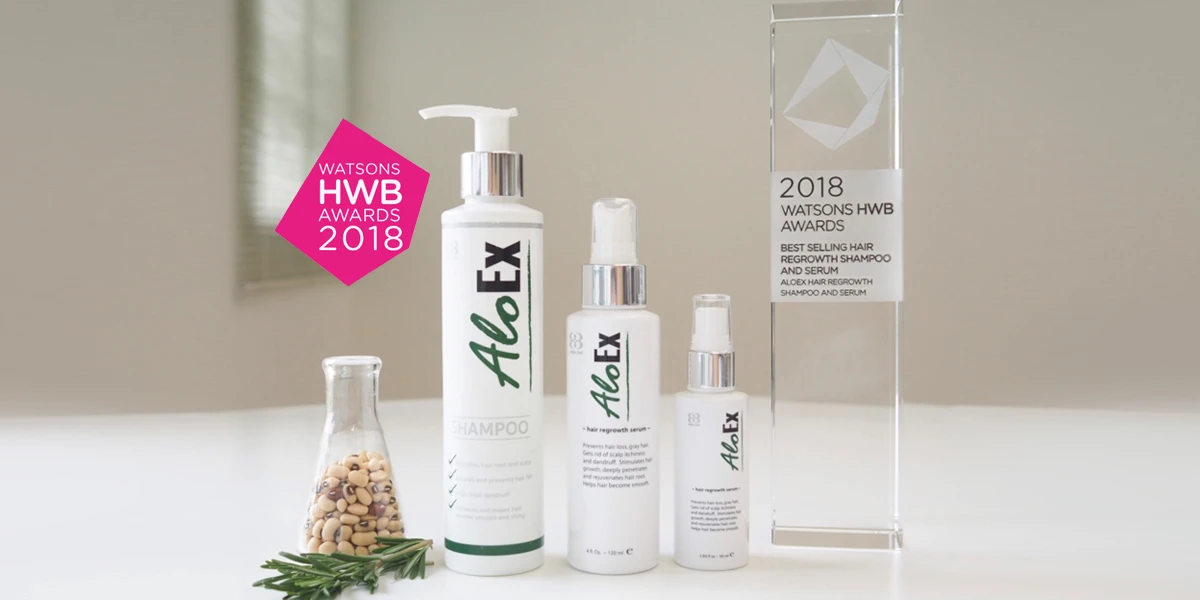 AloEx x Watsons — the big HWB Award 2018