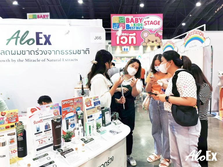 AloEx brings the full lineup to Thailand Baby & Kids Best Buy