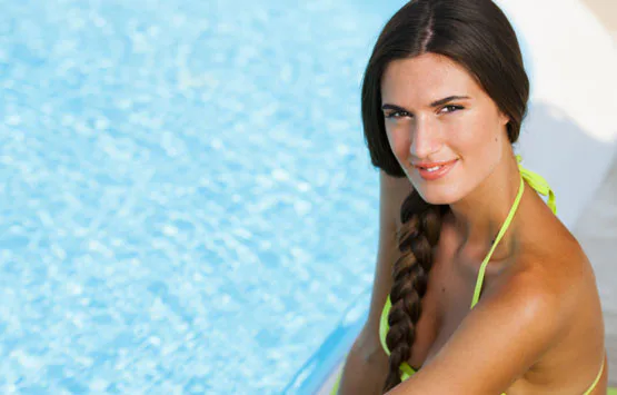 Did you know? Braided hair protects strands while swimming