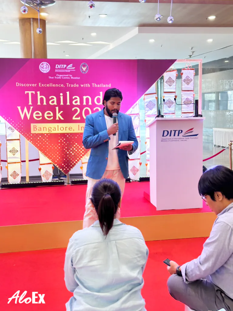 AloEx meets Indian customers at Thailand Week 2025, Bangalore, India