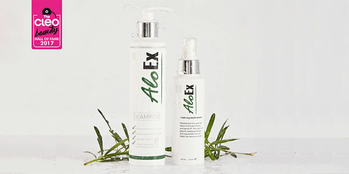 The secret to strong, beautiful hair — this AloEx duo