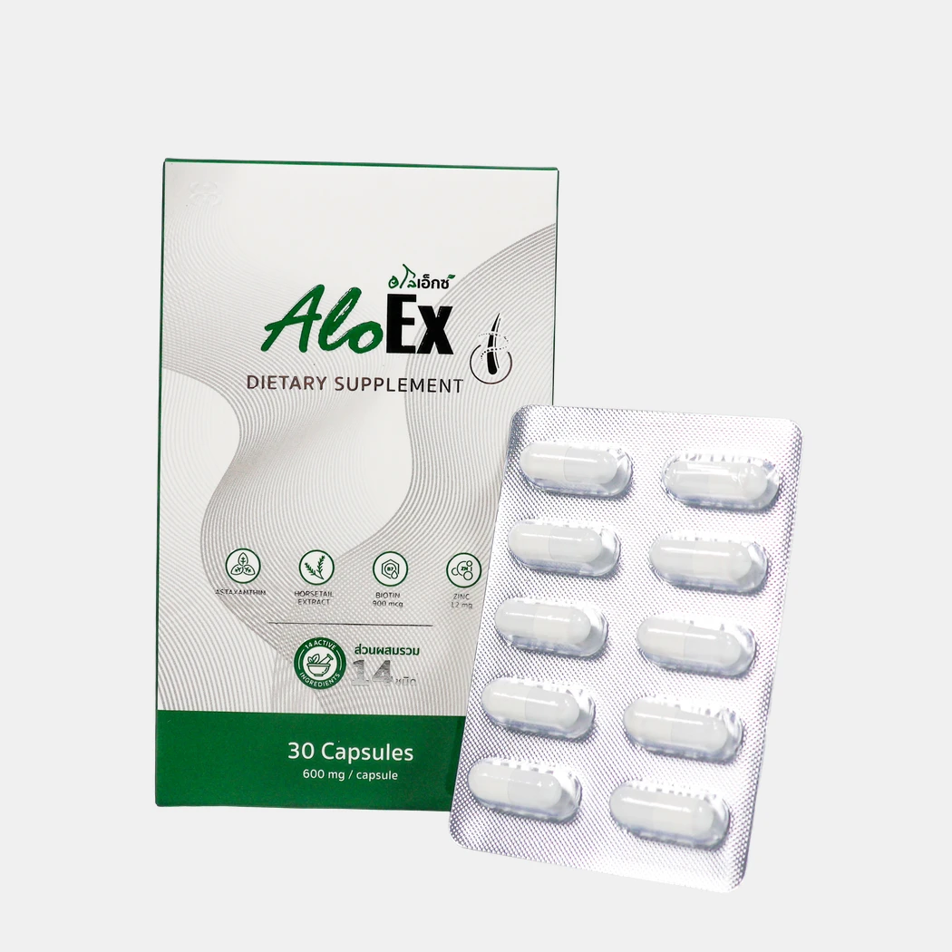 AloEx Dietary Supplement – supplement that helps reduce hair fall