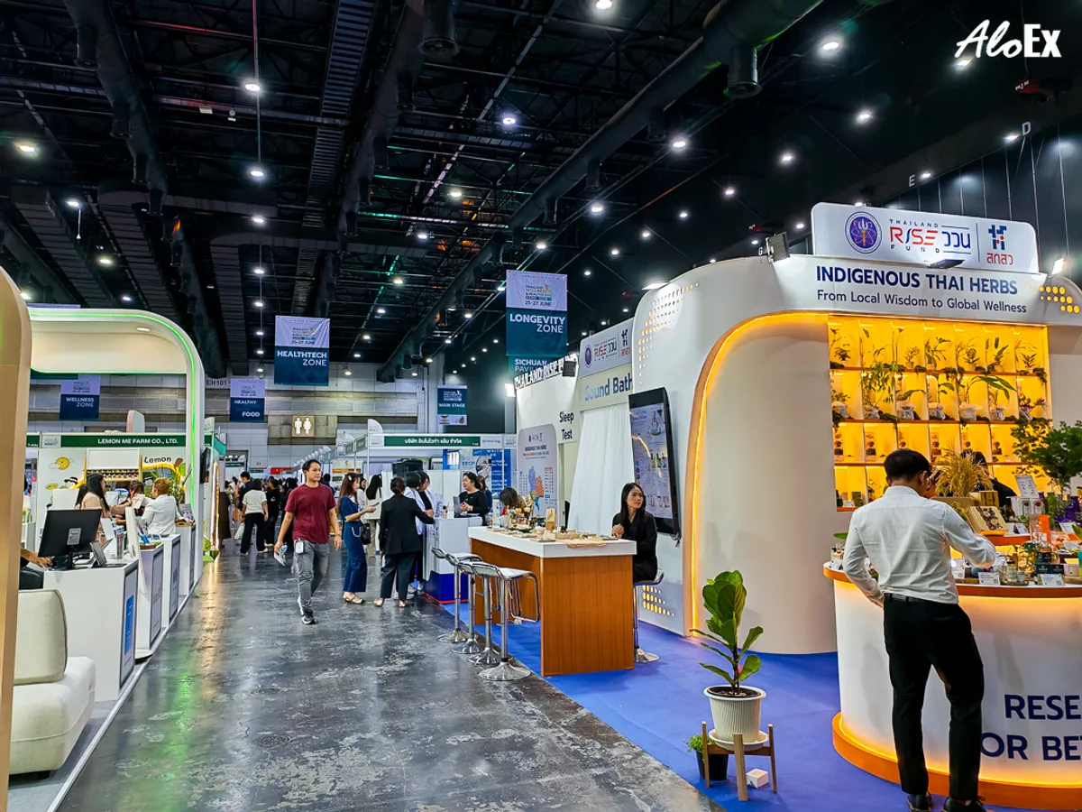 บรรยากาศภายในงาน Thailand Wellness & Healthcare Expo 2026