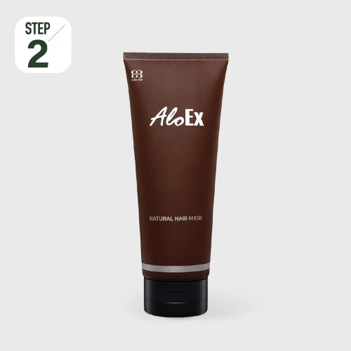 AloEx Natural Hair Mask — ဆီလီကွန်းကင်း ပျော့ပျောင်းစေသော ထရီးတမင့်
