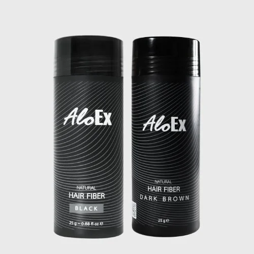 AloEx Natural Hair Fiber – 即时遮盖稀疏与白发