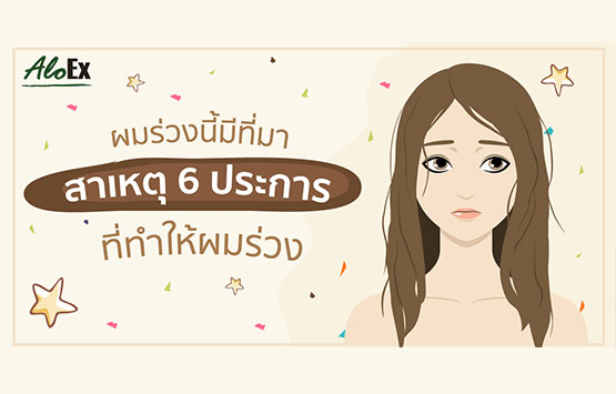 ผมร่วงนี้มีที่มา สาเหตุ 6 ประการที่ทำให้ผมร่วง